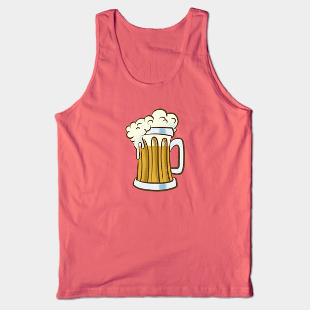 Beer Mug Tank Top by OsFrontis